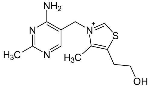 Vitamin B1 chemical structure